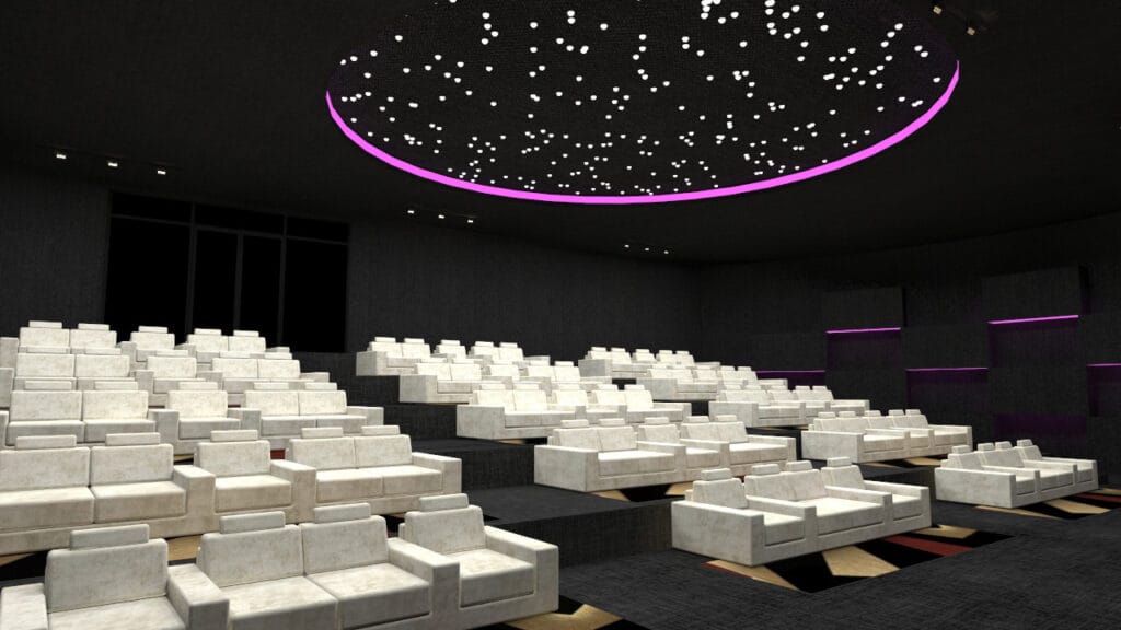 Kent Theater Design | Immersive Audiovisual Interior Concept – ANDROON
